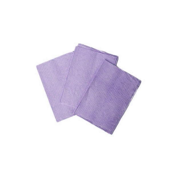 Purple Disposable Lap Cloths - 18" x 13"