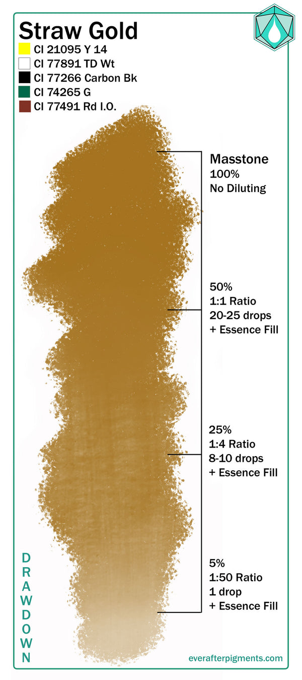 Ever After Pigments Straw Gold 0.5 oz